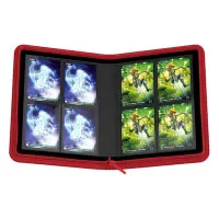 Card Binder Ultimate Guard 4-Pocket ZipFolio XenoSkin Red