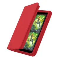 Card Binder Ultimate Guard 4-Pocket ZipFolio XenoSkin Red